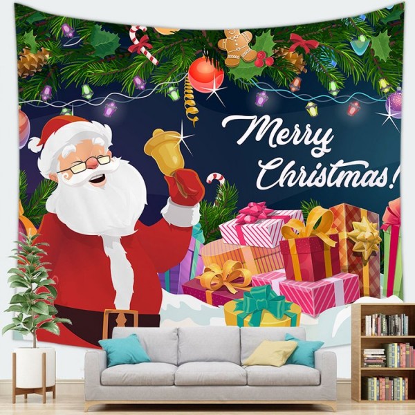 Santa Gift Box - 200*145cm - Printed Tapestry