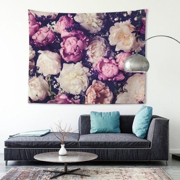 Fresh Flowers - 200*145cm - Printed Tapestry