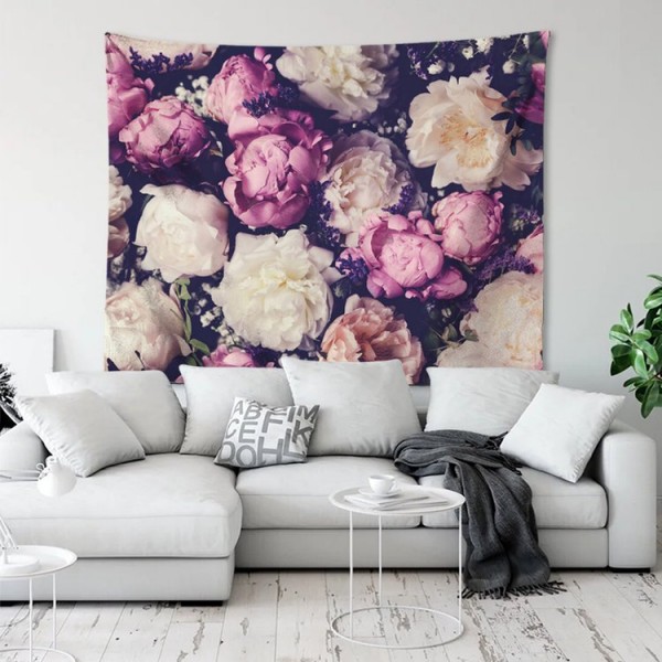 Fresh Flowers - 200*145cm - Printed Tapestry