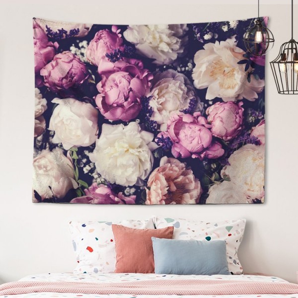 Fresh Flowers - 200*145cm - Printed Tapestry