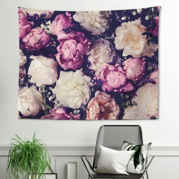 Fresh Flowers - 200*145cm - Printed Tapestry