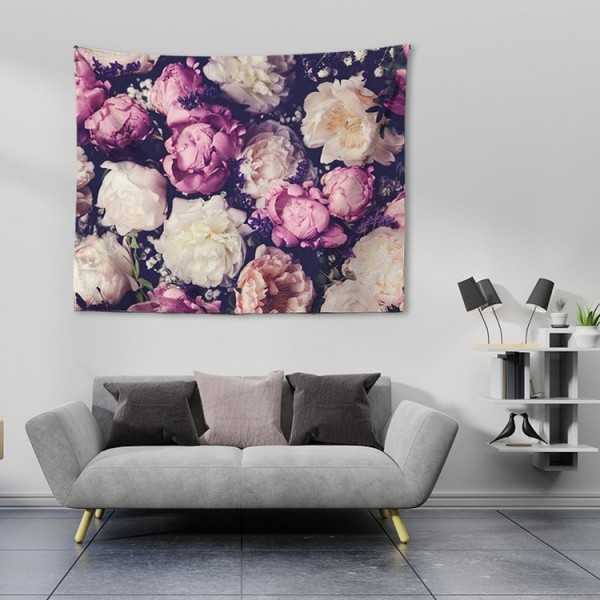 Fresh Flowers - 200*145cm - Printed Tapestry