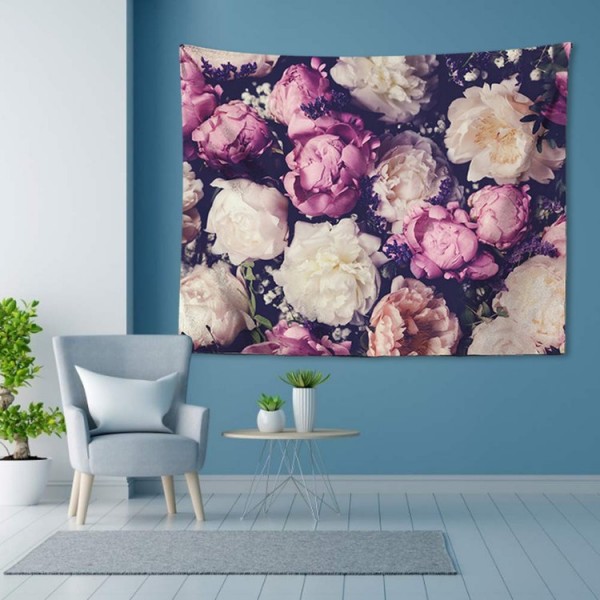 Fresh Flowers - 200*145cm - Printed Tapestry