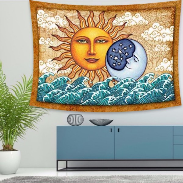 Sun Moon - 200*145cm - Printed Tapestry