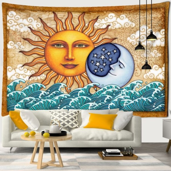 Sun Moon - 200*145cm - Printed Tapestry