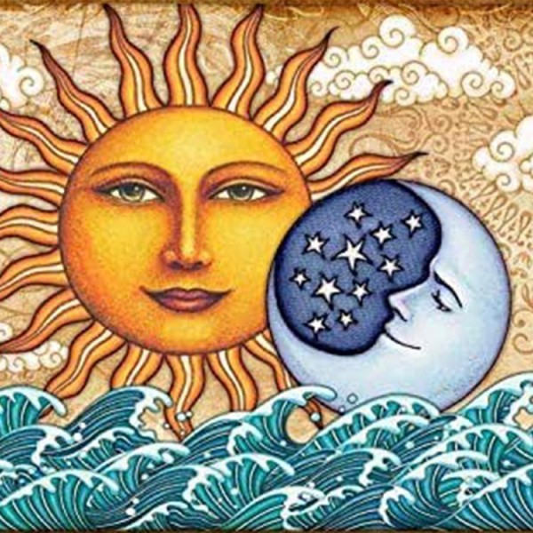 Sun Moon - 200*145cm - Printed Tapestry