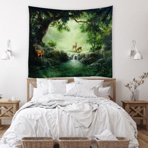 Forest Elks - 200*145cm - Printed Tapestry