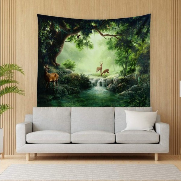 Forest Elks - 200*145cm - Printed Tapestry