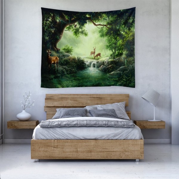 Forest Elks - 200*145cm - Printed Tapestry