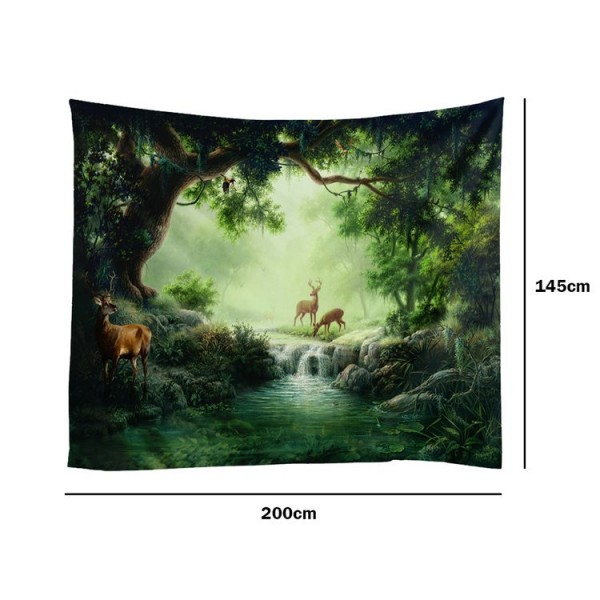 Forest Elks - 200*145cm - Printed Tapestry