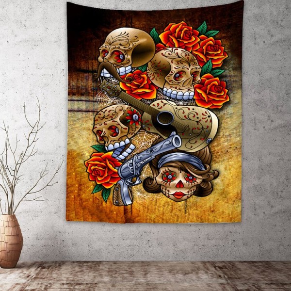 Skull - 200*145cm - Printed Tapestry