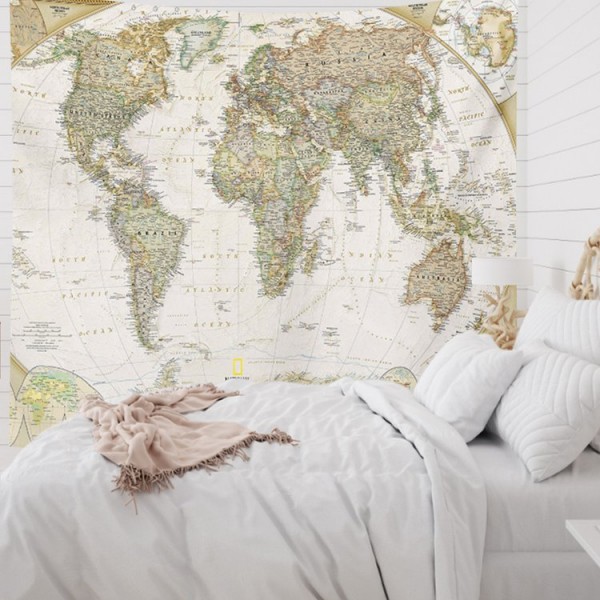 World Map - 200*145cm - Printed Tapestry