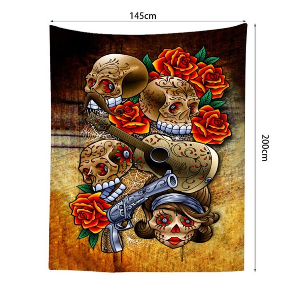 Skull - 200*145cm - Printed Tapestry