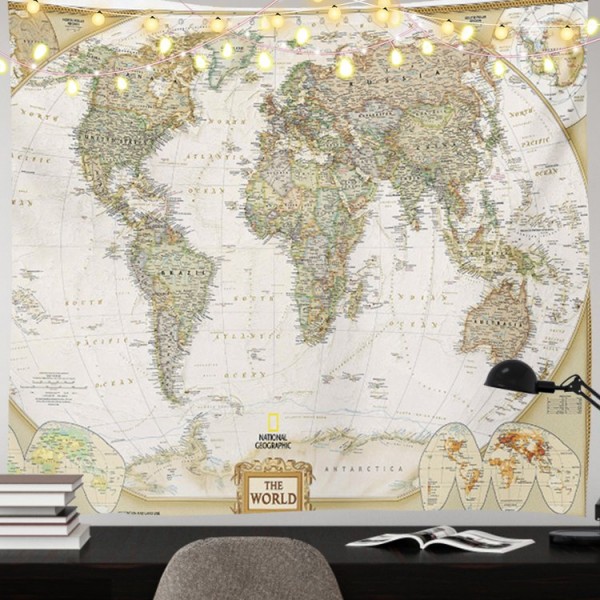 World Map - 200*145cm - Printed Tapestry