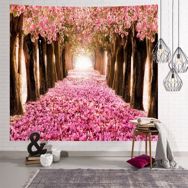 Sakura Street - 200*145cm - Printed Tapestry