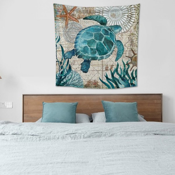 SeaTurtle - 200*145cm - Printed Tapestry