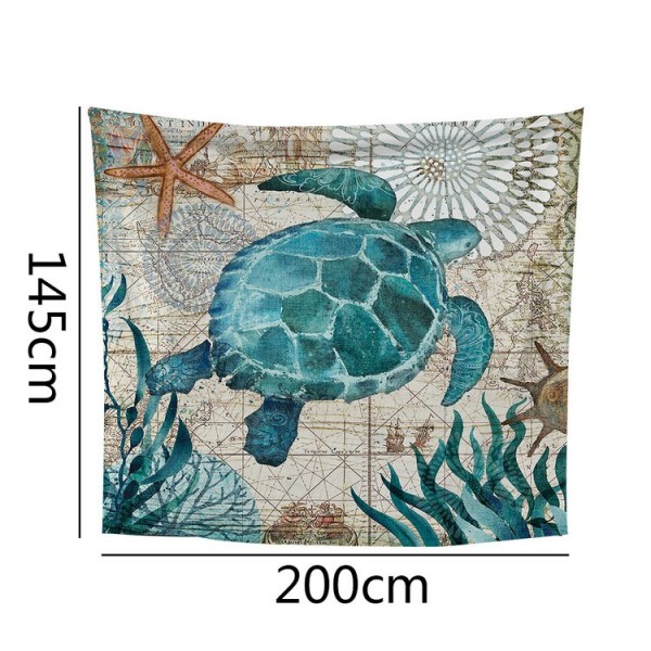 SeaTurtle - 200*145cm - Printed Tapestry