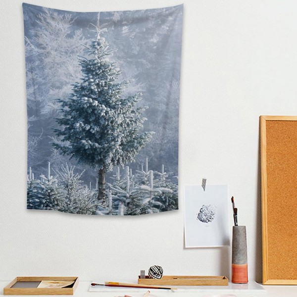 Trees in Snow - 200*145cm - Printed Tapestry