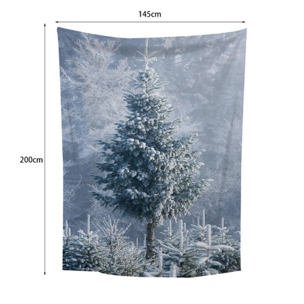 Trees in Snow - 200*145cm - Printed Tapestry