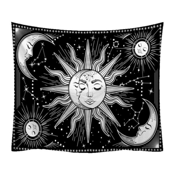 Moon Sun Star - 200*145cm - Printed Tapestry