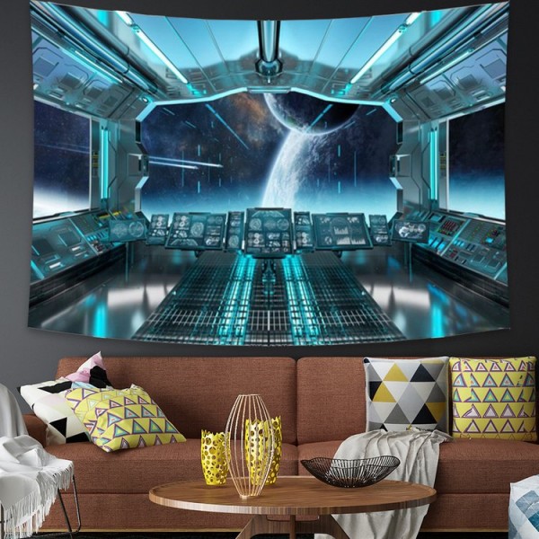 Spacecraft - 200*145cm - Printed Tapestry