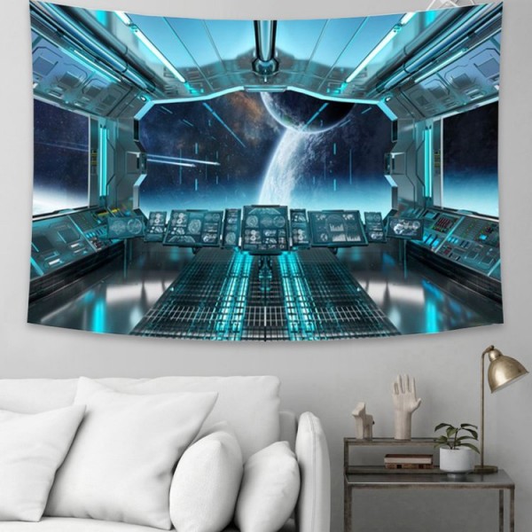 Spacecraft - 200*145cm - Printed Tapestry