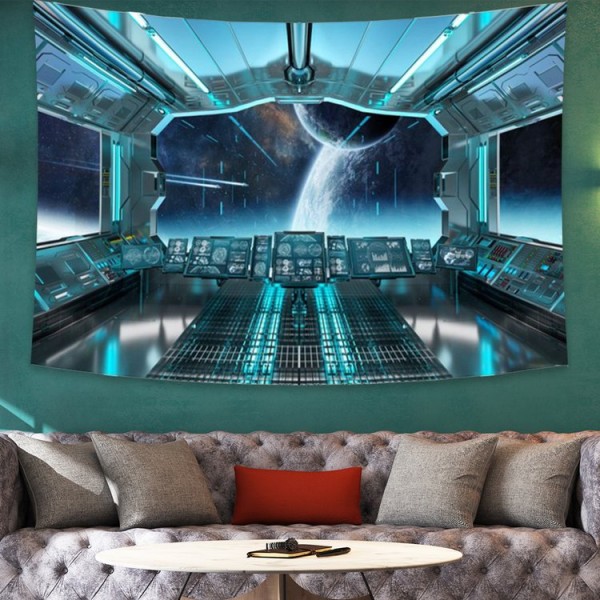 Spacecraft - 200*145cm - Printed Tapestry