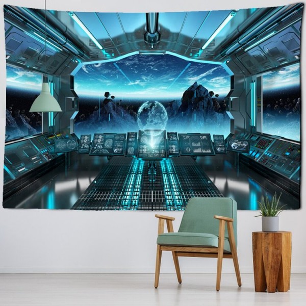 Spacecraft - 200*145cm - Printed Tapestry