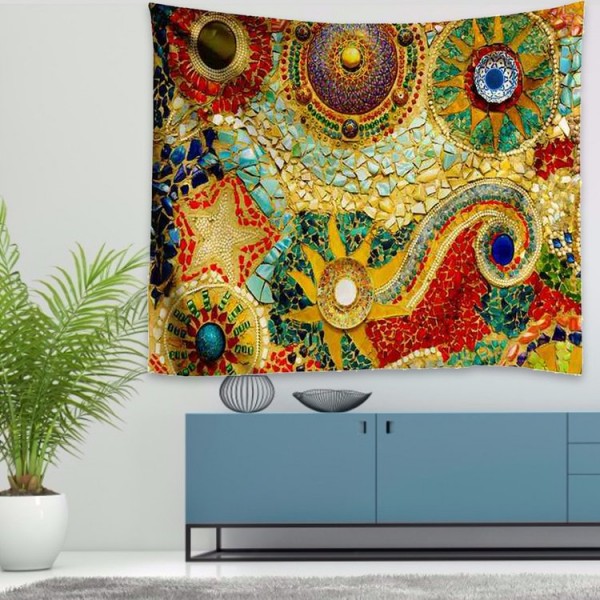 Psychedelic Planet - 200*145cm - Printed Tapestry