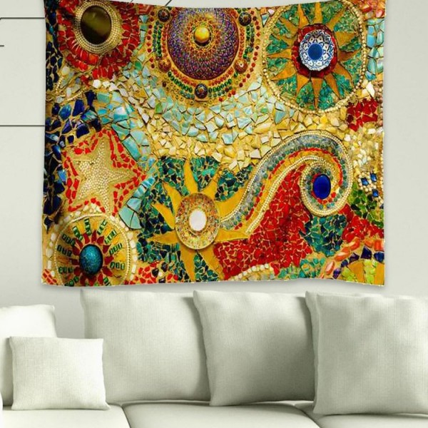 Psychedelic Planet - 200*145cm - Printed Tapestry