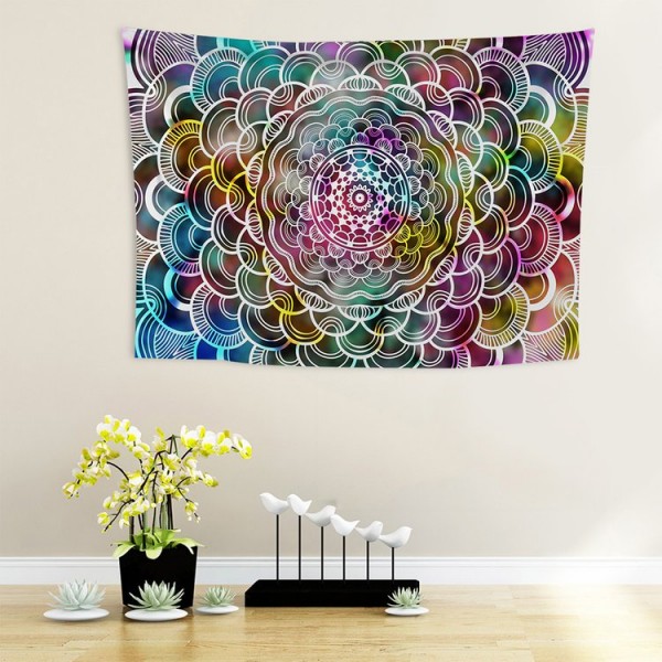 Flower Sandy - 200*145cm - Printed Tapestry