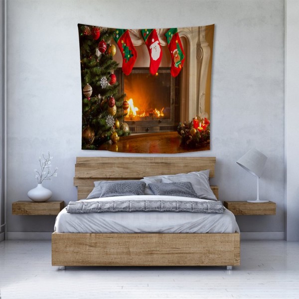 Christmas Cottage - 200*145cm - Printed Tapestry