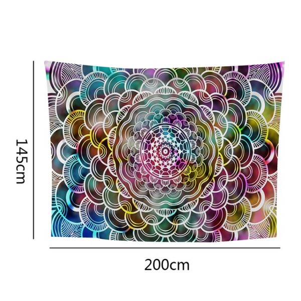 Flower Sandy - 200*145cm - Printed Tapestry