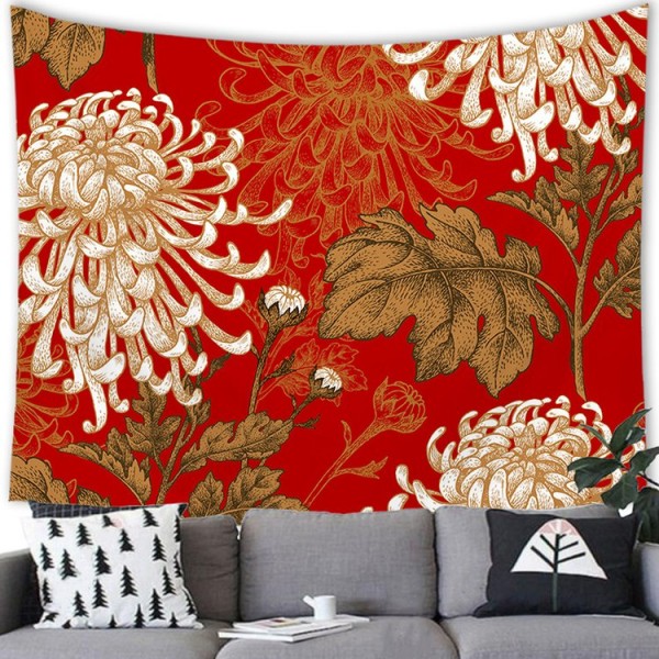 Rich Peony - 200*145cm - Printed Tapestry