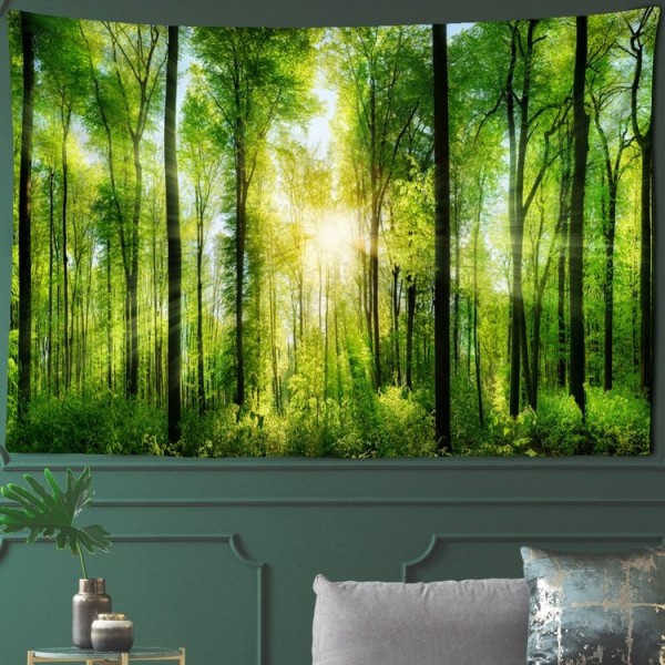 Forest Scene - 145*130cm - Printed Tapestry