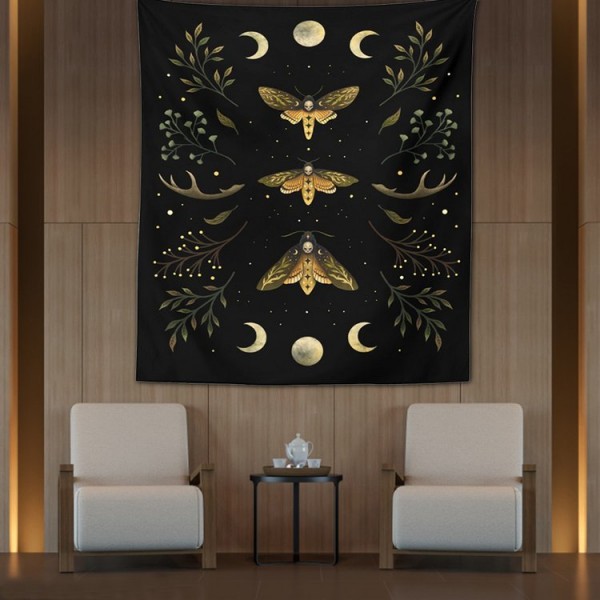 Moth - 145*130cm - Printed Tapestry