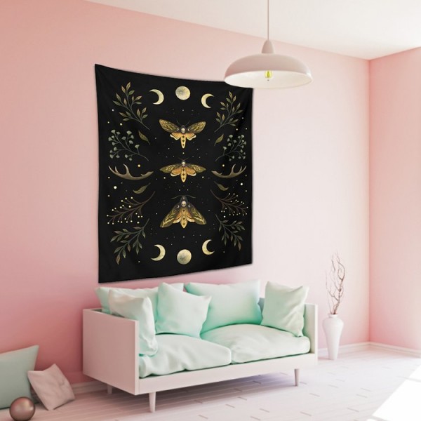 Moth - 145*130cm - Printed Tapestry