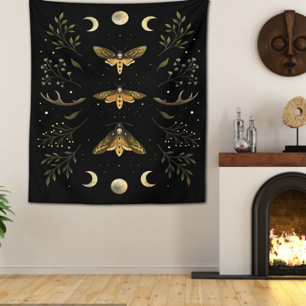 Moth - 145*130cm - Printed Tapestry