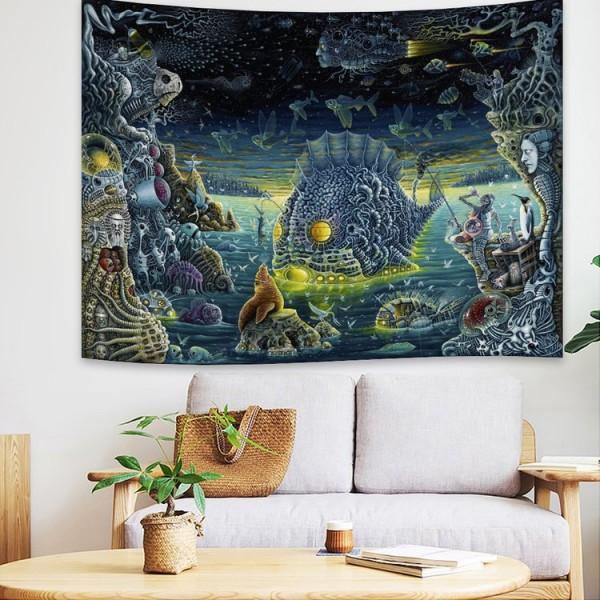 Fish - 145*130cm - Printed Tapestry