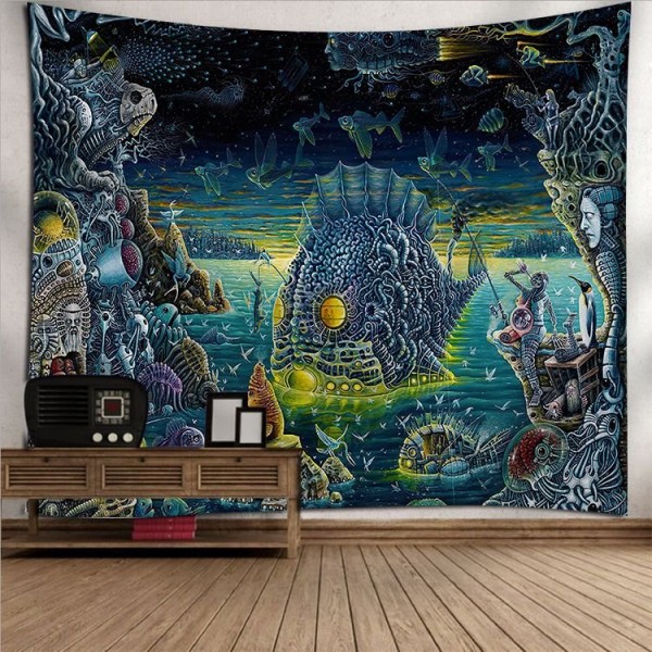 Fish - 145*130cm - Printed Tapestry