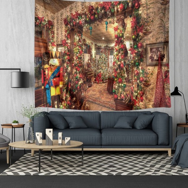 Christmas Walnut - 145*130cm - Printed Tapestry