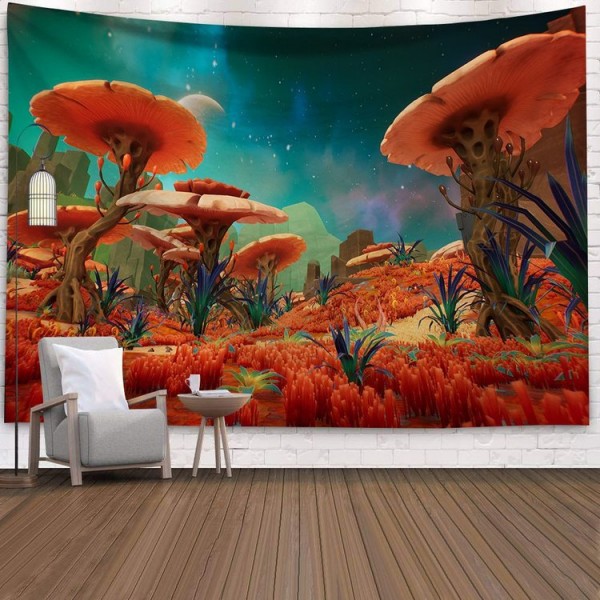 Mushroom - 145*130cm - Printed Tapestry