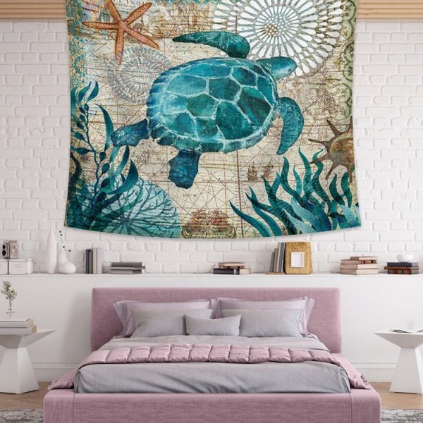 Turtle - 145*130cm - Printed Tapestry