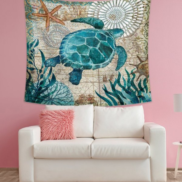 Turtle - 145*130cm - Printed Tapestry