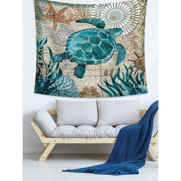 Turtle - 145*130cm - Printed Tapestry