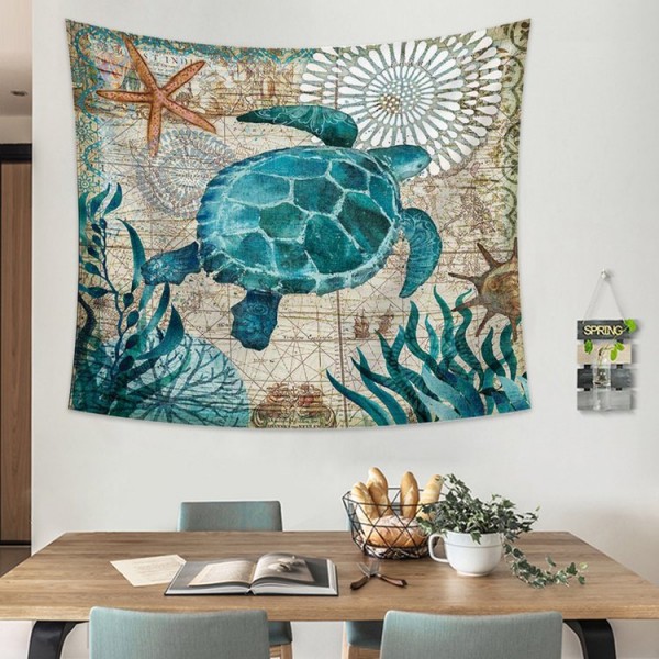 Turtle - 145*130cm - Printed Tapestry