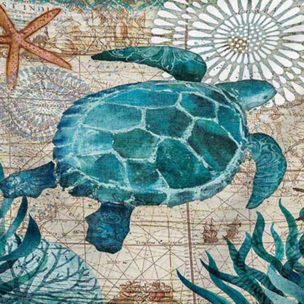 Turtle - 145*130cm - Printed Tapestry