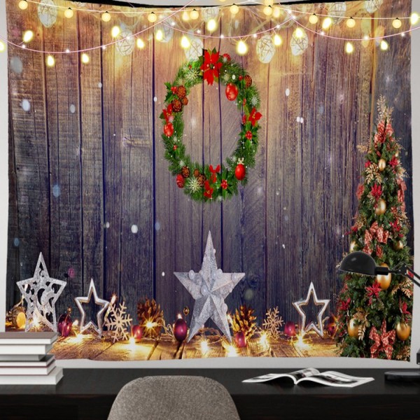 Christmas Wreath Sandy - 145*130cm - Printed Tapestry