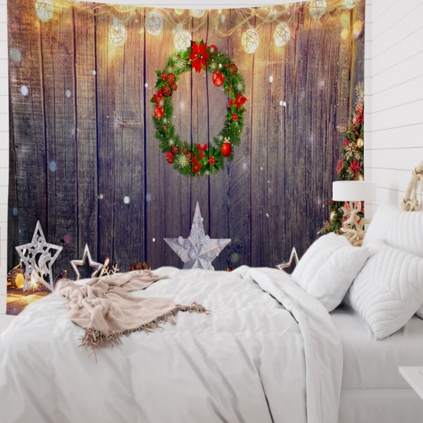 Christmas Wreath Sandy - 145*130cm - Printed Tapestry