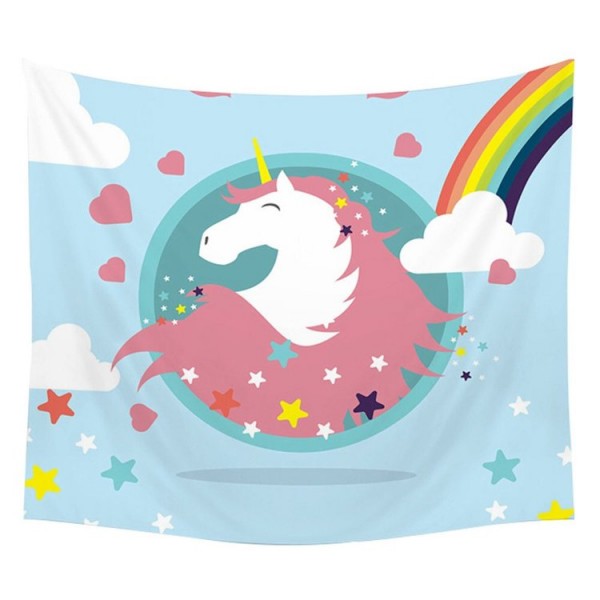 Unicorn Rainbow - 145*130cm - Printed Tapestry